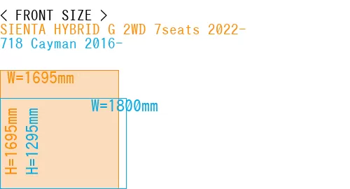 #SIENTA HYBRID G 2WD 7seats 2022- + 718 Cayman 2016-